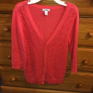 Pretty coral colored sweater